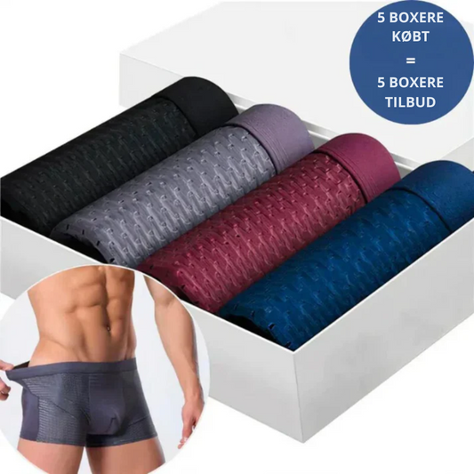 BambuLux™ - Bløde, åndbare og bæredygtige bambusboxershorts for maksimal komfort